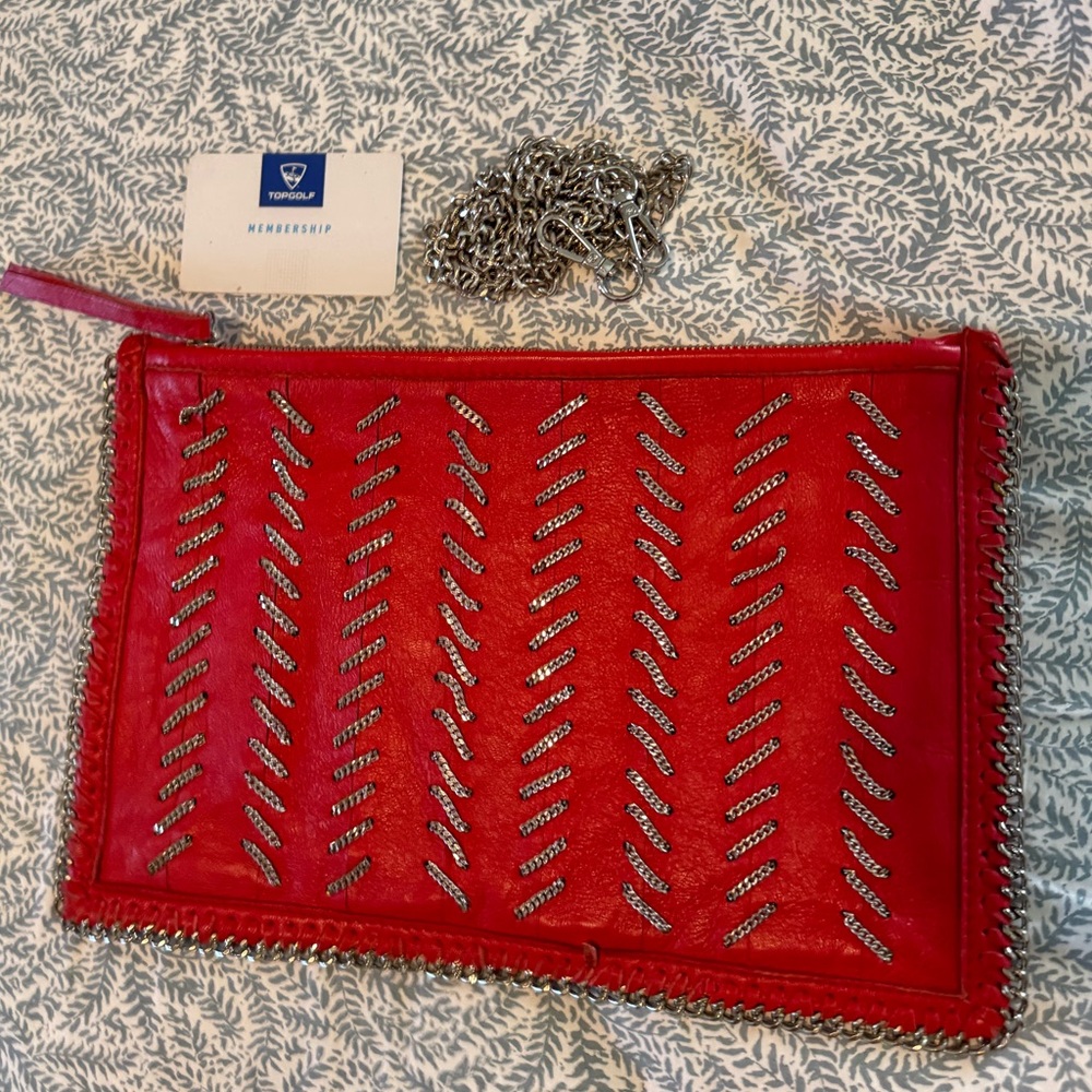 Topshop Large Chain Clutch